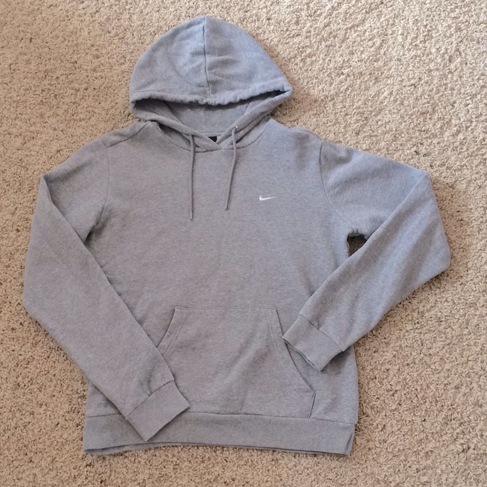 Nike light grey hoodie / sweatshirt